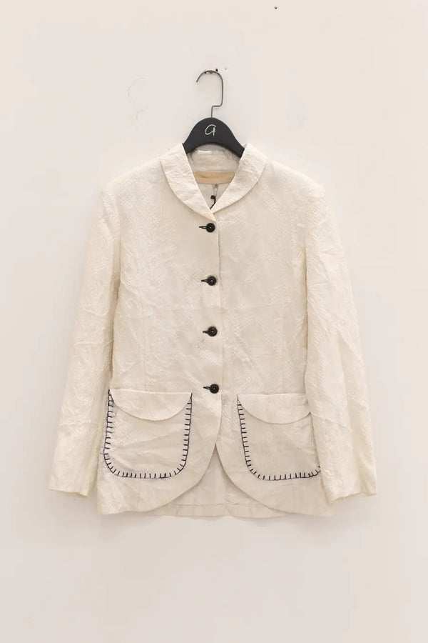 MUTEDANCE Silk Jacket MD22SS45 White PM33